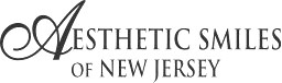 Aesthetic Smiles of New Jersey Logo - Black script and serif type