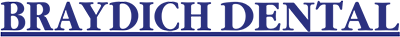 Braydich Dental Logo - Violet blue underlined serif type