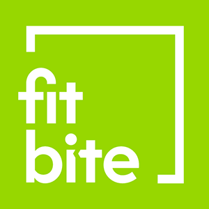 Fit Bite Orthodontics Logo - White sans-serif type inside lime green square
