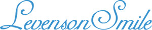 Levenson Smile Logo - Bright blue script type