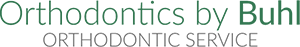 Orthodontics by Buhl Logo - Dark green and gray sans-serif type