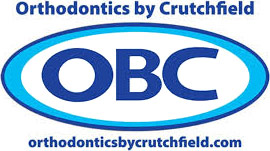 Orthodontics by Crutchfield Logo - Dark blue sans-serif type with initials inside circle in middle