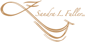 Sandra Fuller DDS Logo - Light brown script type