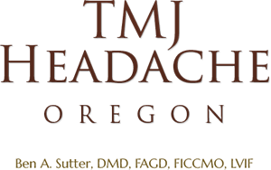 TMJ Headache Oregon Logo - Brown serif type
