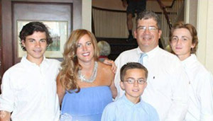 William Hylton and his family